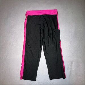 Women’s Pink and Black capri leggings